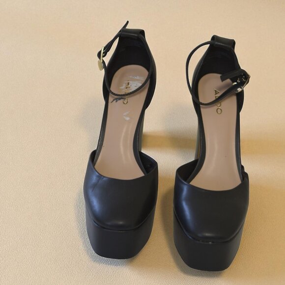 Aldo Jacey Heels | Size 8 Black – Like New - Picture 5 of 8